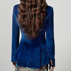 Smythe Velvet Peaked Blazer
